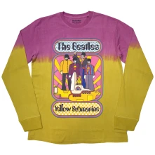 The Beatles, Tričko s dlhým rukávom Yellow Submarine Band Frame, Unisex, Žltá