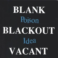 Vinyl BLANK...BLACKOUT...VACANT