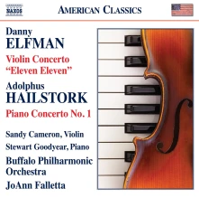 CD CAMERON, SANDY / BUFFALO - ELFMAN: VIOLIN CONCERTO ELEVEN ELEVEN - HAILSTORK: PIANO CONCERTO NO. 1