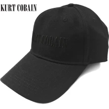 Kurt Cobain, Šiltovka Logo, Unisex, Čierna