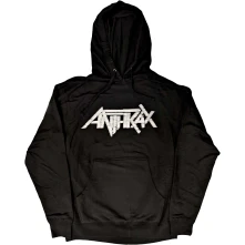 Anthrax, Mikina Logo, Unisex, Čierna