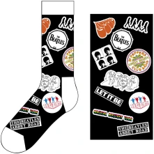 The Beatles, Ponožky Icons, Unisex, Čierna