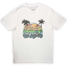Nickelback, Tričko Get Rollin' Sunset, Unisex, Biela