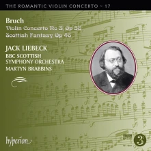 CD BRUCH: VIOLIN CONCERTO NO. 3 & SCOTTISH FANTASY (H