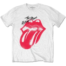 The Rolling Stones, Tričko Spray Tongue, Unisex, Biela