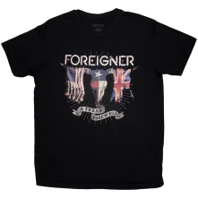 Foreigner, Tričko Texas Farewell, Unisex, Čierna