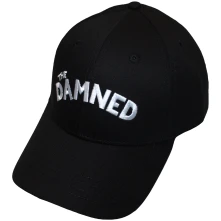 The Damned, Šiltovka Arched Logo, Unisex, Čierna