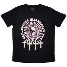 Black Sabbath, Tričko Hypnotic Skull, Unisex, Čierna