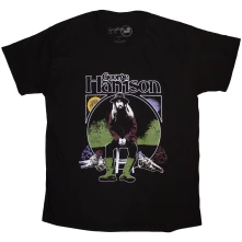George Harrison, Tričko Sun & Moon, Unisex, Čierna