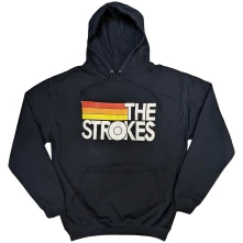 The Strokes, Mikina Logo & Stripes, Unisex, Modrá