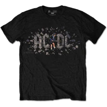 AC/DC, Tričko Those About To Rock, Unisex, Čierna