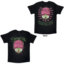 Cypress Hill, Tričko Insane In The Brain EU Tour '25, Unisex, Čierna