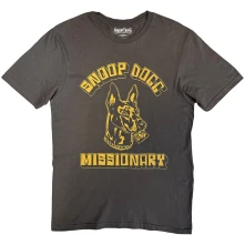 Snoop Dogg, Tričko Doberman, Unisex, Šedá