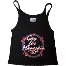 Maneskin, Tielko Gay For, Unisex, Čierna