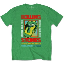 The Rolling Stones, Tričko Copacabana Green, Unisex, Zelená