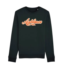 Martin Agh, Crewneck Aghlance, Unisex, Čierna