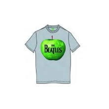 The Beatles, Tričko Apple Logo, Unisex, Šedá