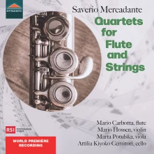 CD CERNITORI, ATTILIA KIYOKO - MERCADANTE: QUARTETS FOR FLUTE AND STRINGS