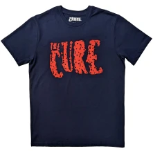 The Cure, Tričko Logo, Unisex, Modrá