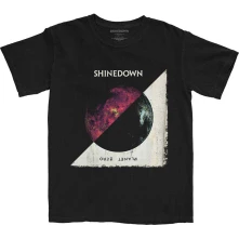 Shinedown, Tričko Planet Zero Album, Unisex, Čierna