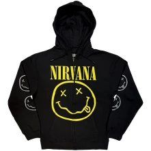 Mikina na zips Yellow Happy Face
