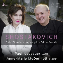 Paul Neubauer, CD SHOSTAKOVICH: CELLO SONATA, IMPROMPTU, VIOLA SONATA