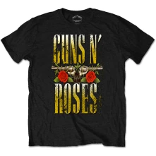 Guns N’ Roses, Tričko Big Guns, Unisex, Čierna