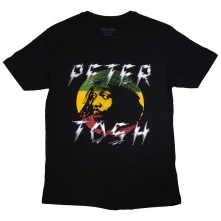 Peter Tosh, Tričko Lightning Logo, Unisex, Čierna