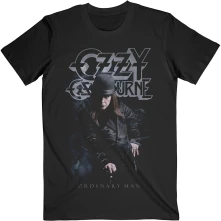 Ozzy Osbourne, Tričko Ordinary Man Standing, Unisex, Čierna