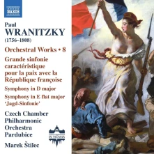 CD Czech Chamber Philharmonic Orchestra Pardubice: Paul Wranitzky: Orchestral Works 8