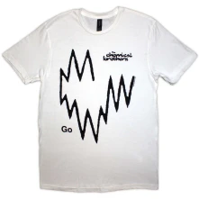 The Chemical Brothers, Tričko Go, Unisex, Biela