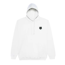 H16, Mikina Logo Hoodie, Muž, Biela