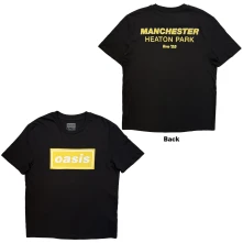 Oasis, Tričko Manchester City Pop Up, Unisex, Čierna