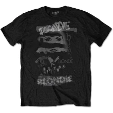 Blondie, Tričko Mash Up, Unisex, Čierna