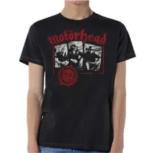 Motörhead, Tričko Stamped, Unisex, Čierna