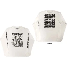 Nirvana, Tričko s dlhým rukávom Incesticide, Unisex, Biela