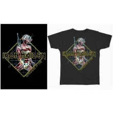 Iron Maiden, Tričko Somewhere in Time Diamond, Unisex, Čierna