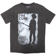 The Cure, Tričko Boys Don't Cry Black & White, Unisex, Šedá
