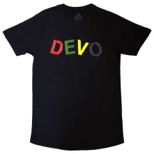 DEVO, Tričko Logo, Unisex, Čierna