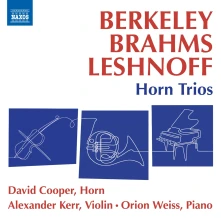 CD Cooper, David / Alexander - Berkeley/Brahms/Leshnoff: Horn Trios
