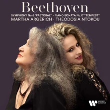 Martha Argerich and Theodosia Ntokou, CD BEETHOVEN