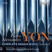 CD MAZZOLETTI, TOMMASO - YON: COMPLETE ORGAN MUSIC, VOL. 2