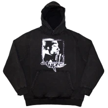 2Pac, Mikina Spray Photo, Unisex, Šedá