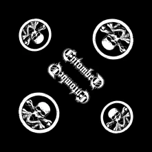 Entombed, Šatka Skull Logo, Unisex, Čierna