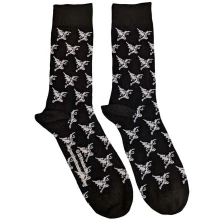 Black Sabbath, Ponožky Demon Pattern, Unisex, Čierna