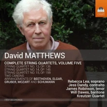 CD LEA, REBECCA / JESS DANDY - MATTHEWS: COMPLETE STRING QUARTETS, VOL. 5