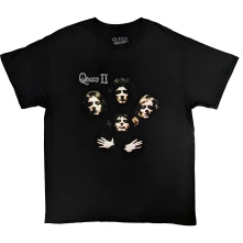 Queen, Tričko Bo Rhap Classic, Unisex, Čierna