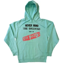 Sex Pistols, Mikina Never Mind The Bollocks Original Album, Unisex, Zelená