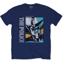 The Police, Tričko Message in a Bottle, Unisex, Modrá