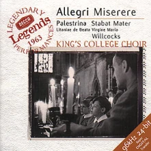Sir David Willcocks, CD MISERERE/STABAT MATER/AJ.
